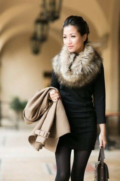 fur collar